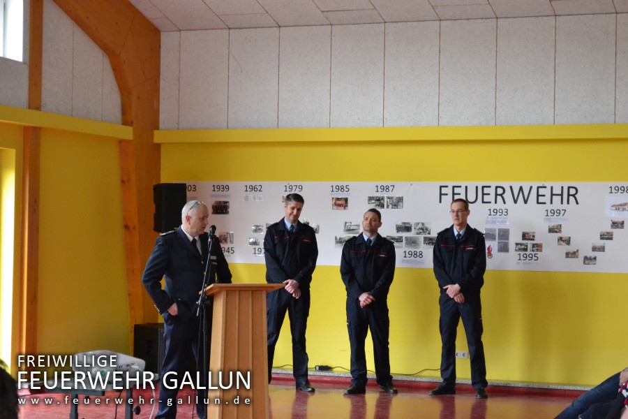 120 Jahre Feuerwehr Gallun - Geburtstagsbrunch